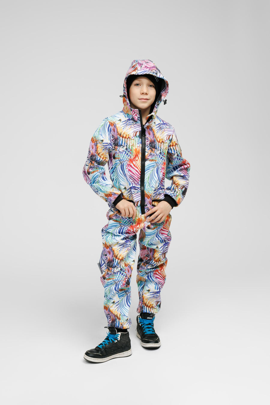 Kinder-Softshell-Overall RAINBOW