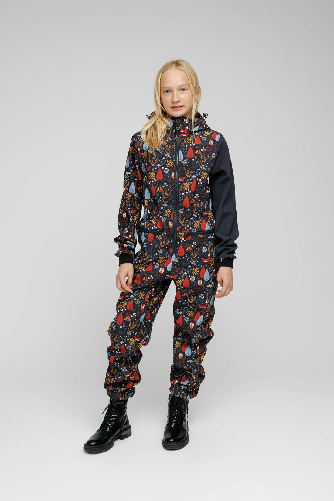 Kinder-Softshell-Overall FOREST – Detailansicht 2