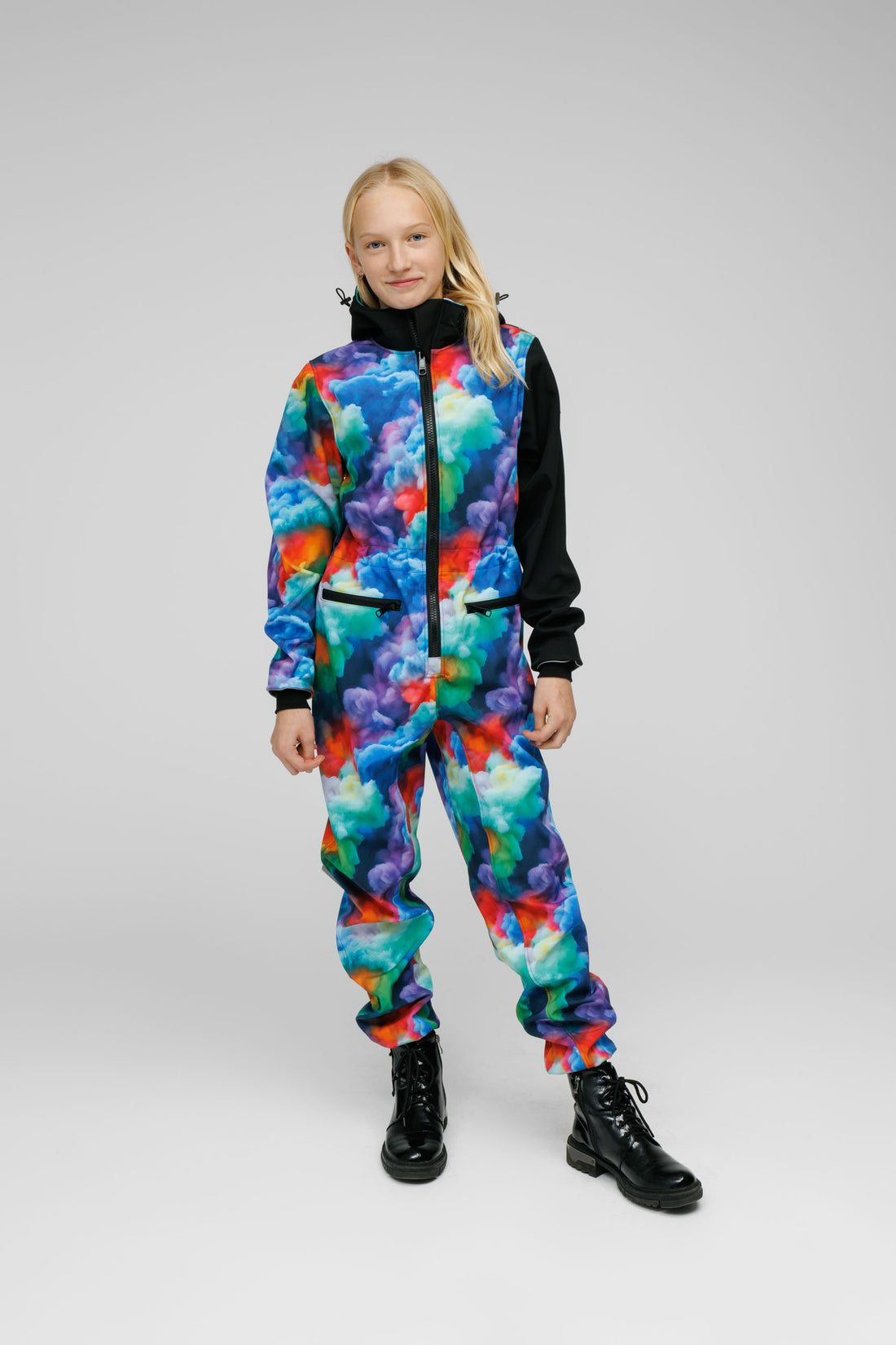 Kinder-Softshell-Overall CLOUD – Detailansicht 2