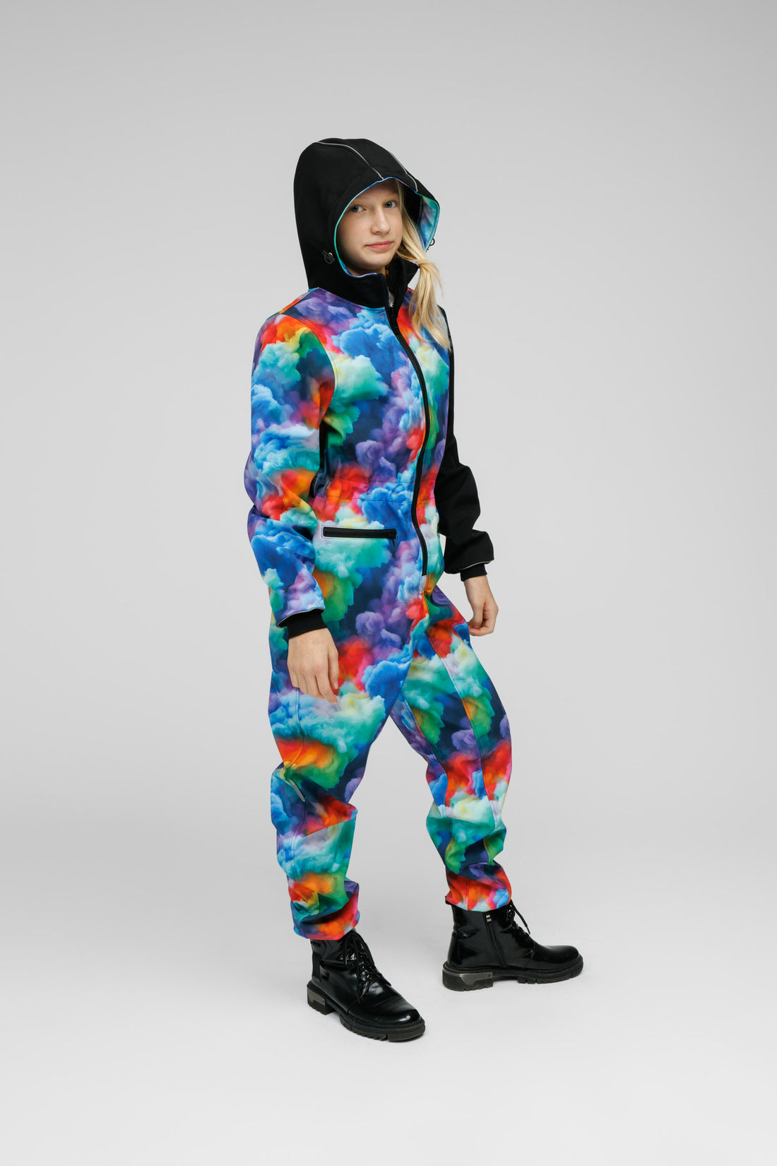 Kinder-Softshell-Overall CLOUD – Detailansicht 3