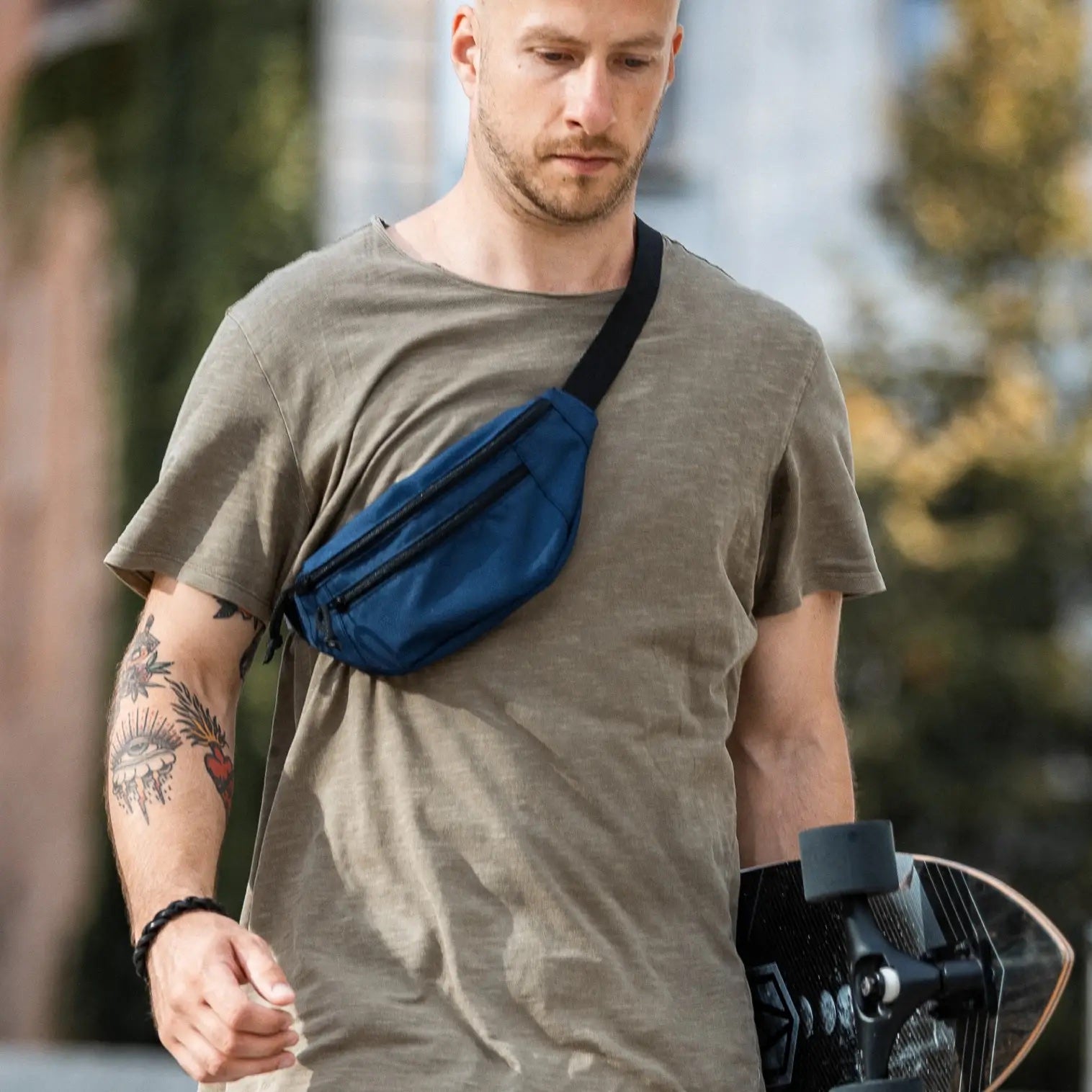 Klassische Bauchtasche – Weiß – Produktansicht 3