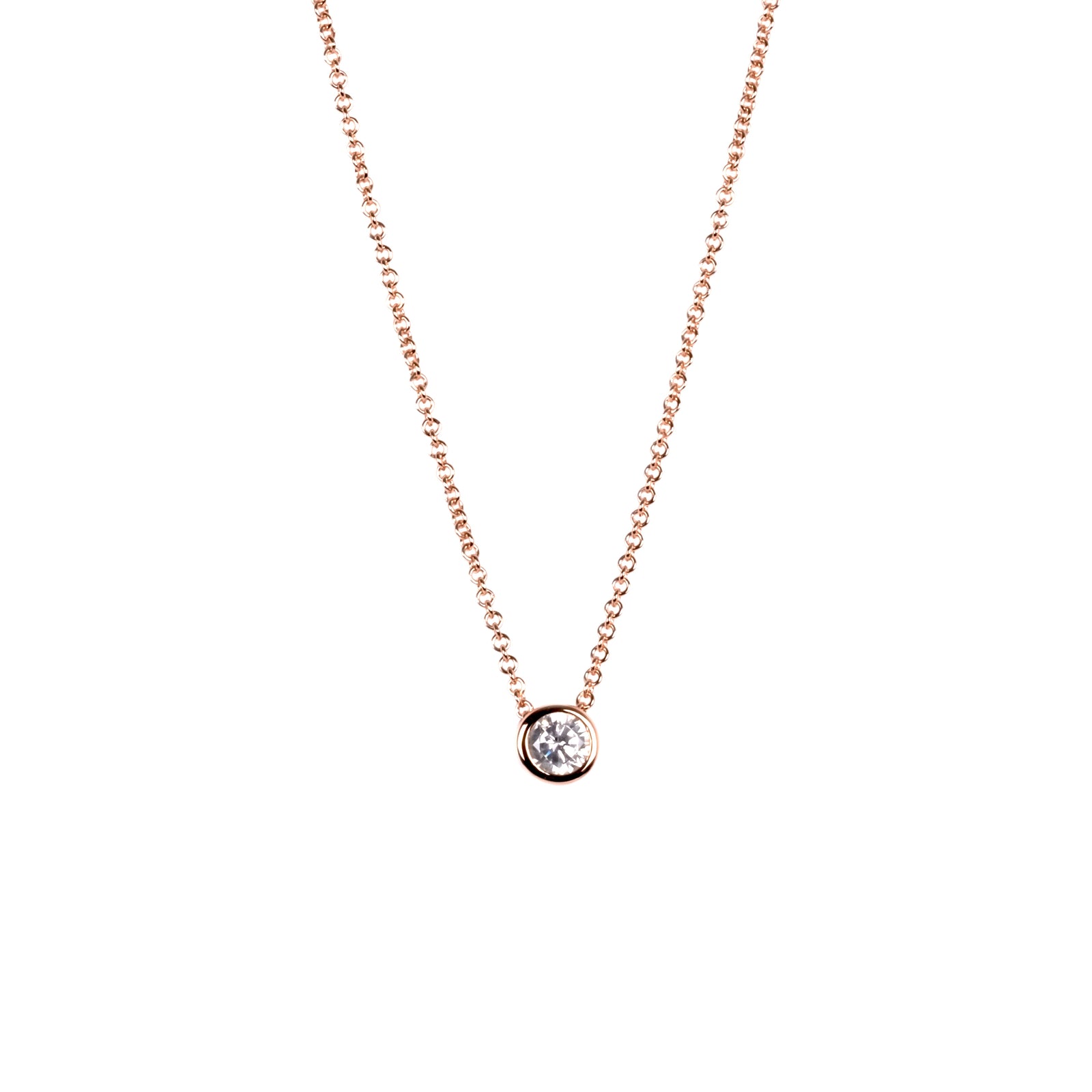 Illumi Halskette – Roségold und Silber