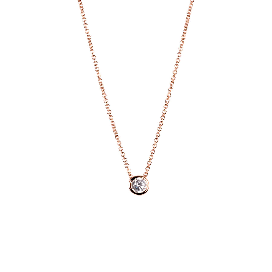 Illumi Halskette – Roségold und Silber