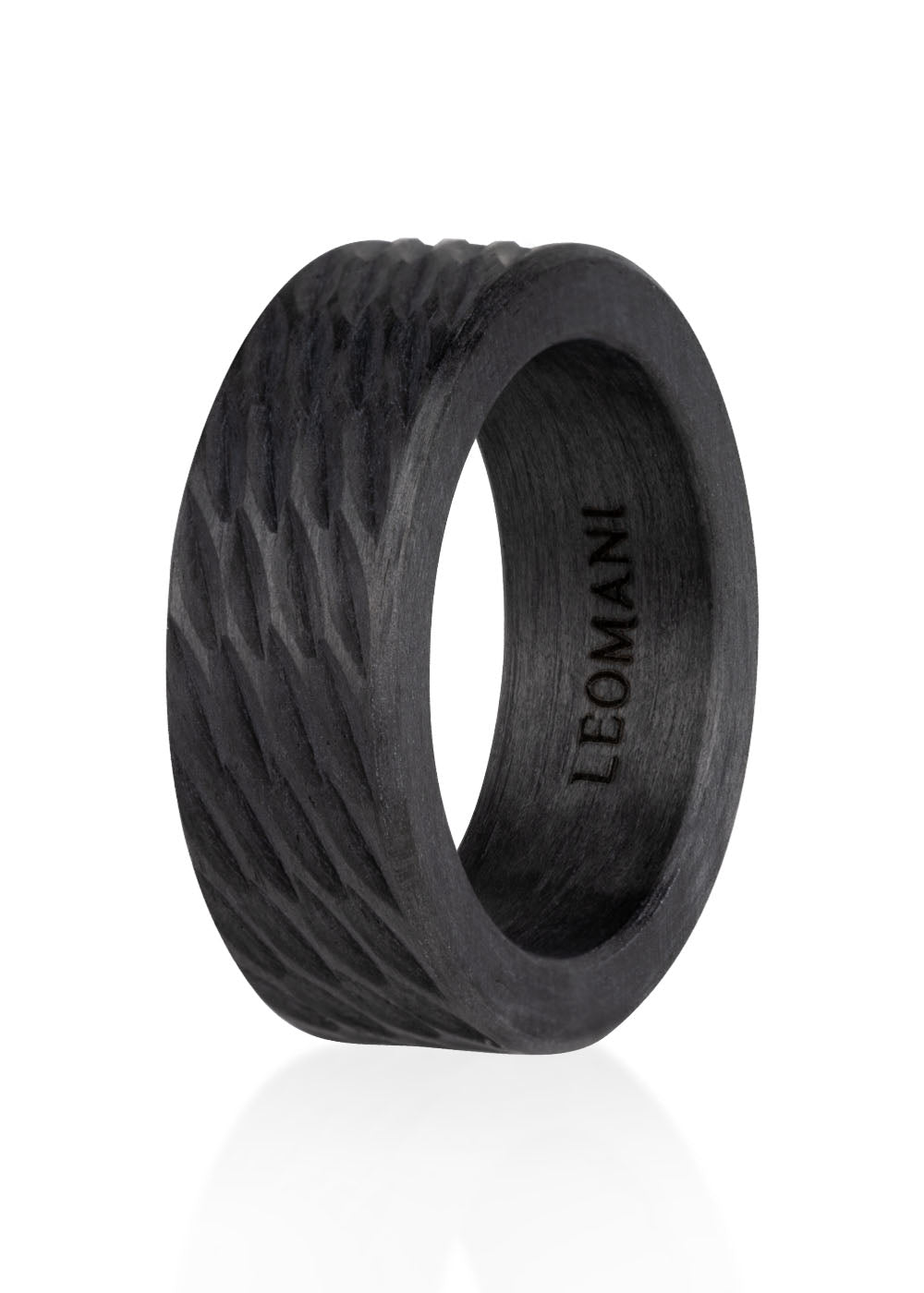 Herrenring LAUVA aus Carbonfaser