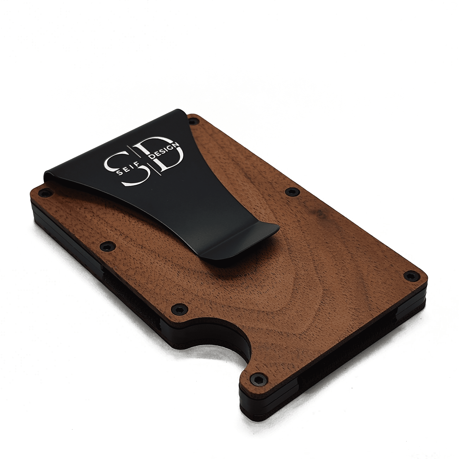 Kartenetui Lite Walnut mit RFID-Schutz – Produktansicht 2