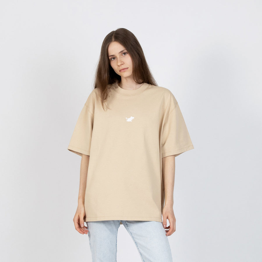 Schweres T-Shirt Moomin Classics – Beige