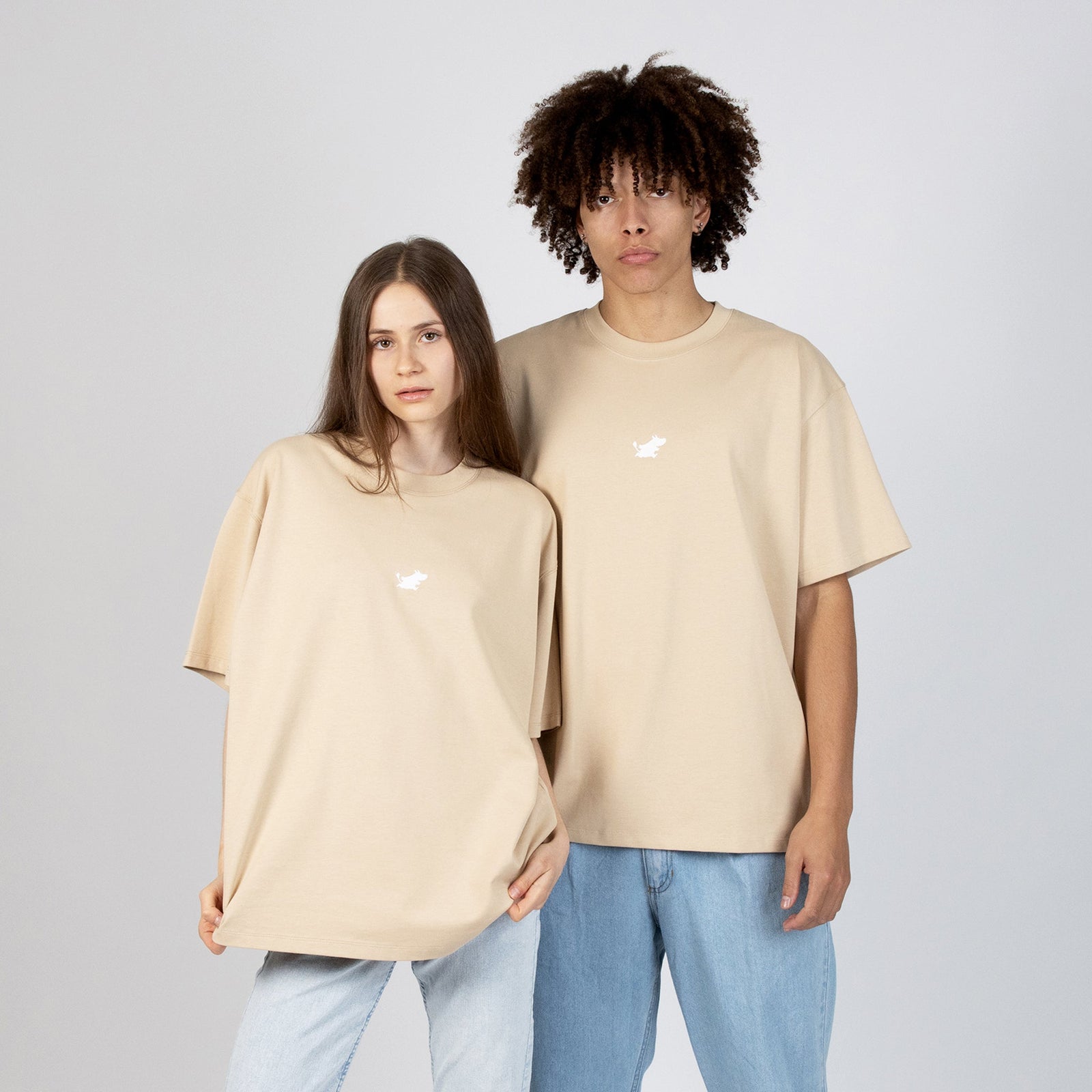 Schweres T-Shirt Moomin Classics – Beige – Produktansicht 3