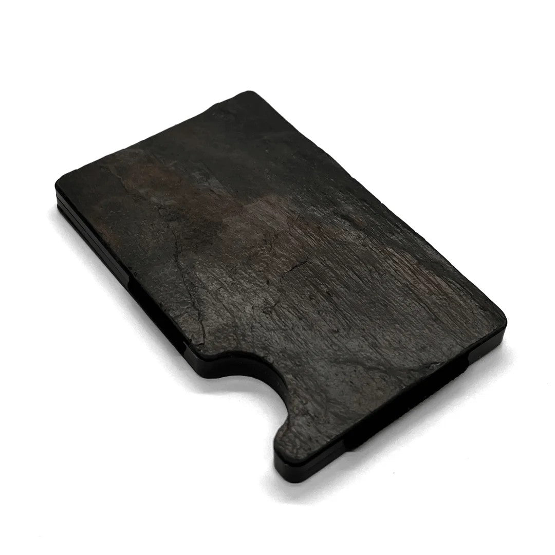 Kartenetui Schwarz Coal mit RFID-Schutz