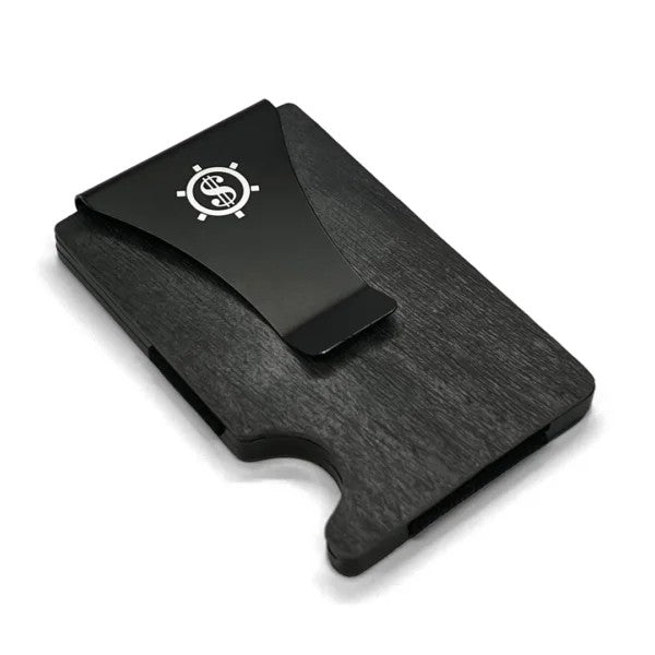 Kartenetui Schwarz Coal mit RFID-Schutz – Produktansicht 2
