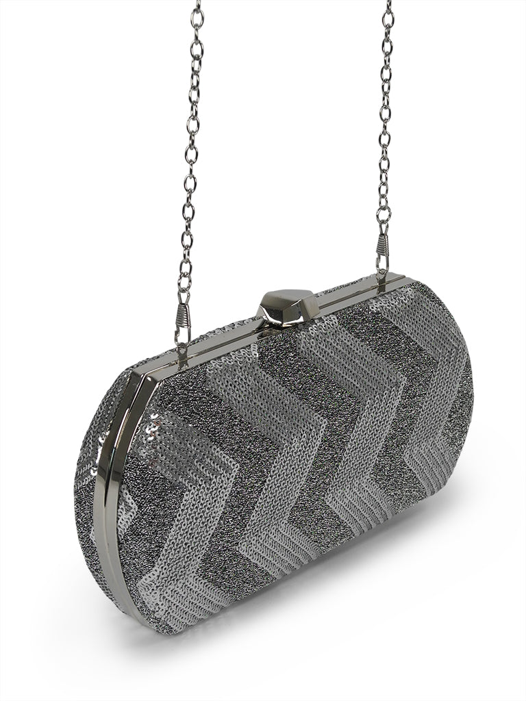 Abendtasche NK 2231 – Silber – Produktansicht 2