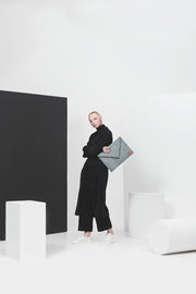 Clutch und Laptoptasche Skive – Grau