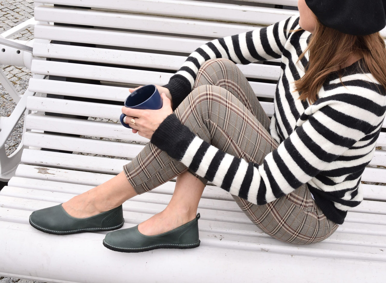 Kuutsid Schuhe – Dunkelgrün – Produktansicht 2