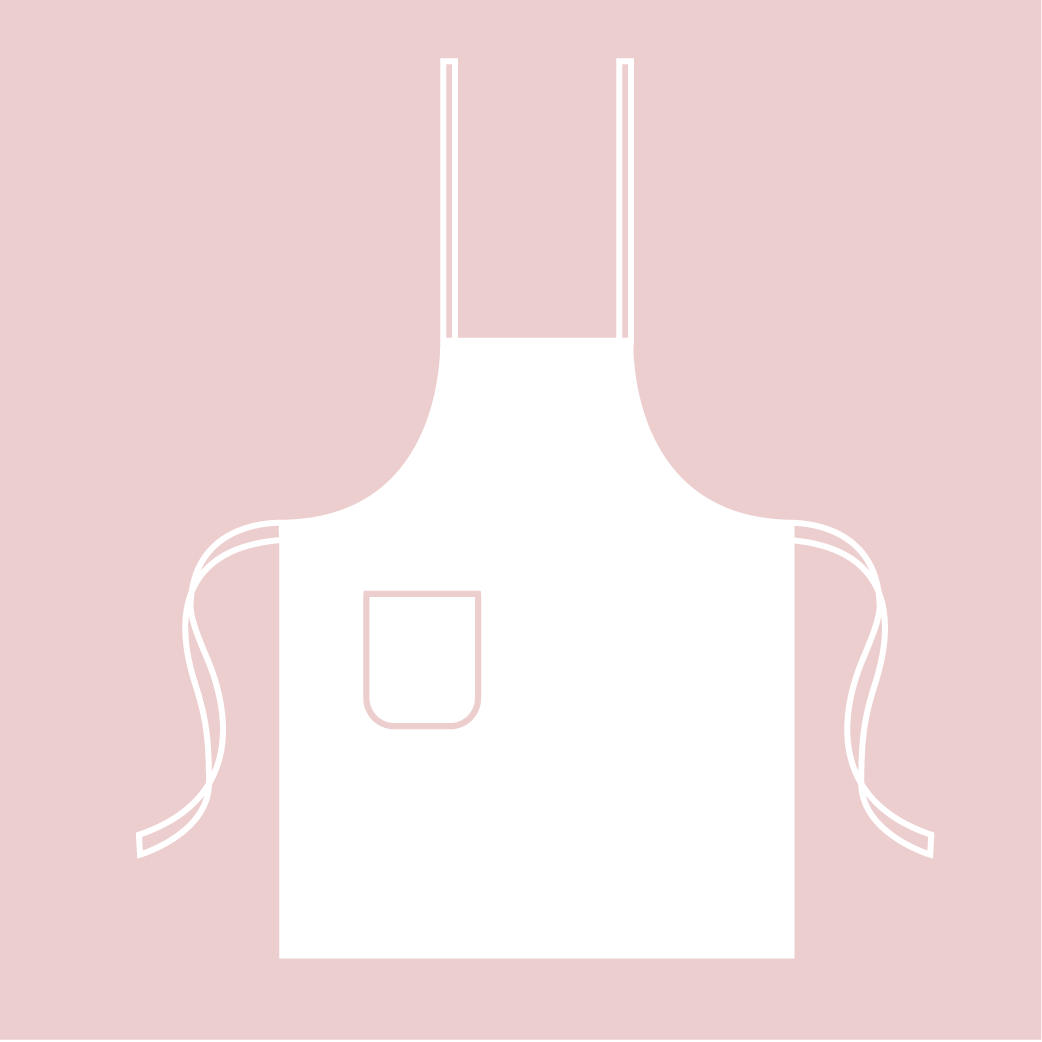 Einfache Damenschürze – Lemon Linen