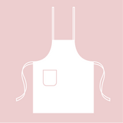 Einfache Damenschürze – Lemon Linen