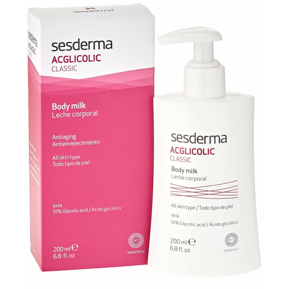 Body milk Sesderma Acglicolic 200 ml - AWK Flagship