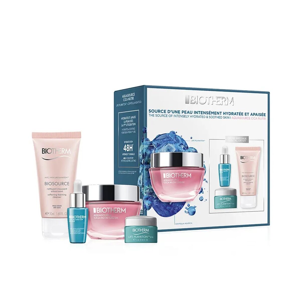 Kosmetik-Set Biotherm AQUASOURCE 4 Stücke - AWK Flagship