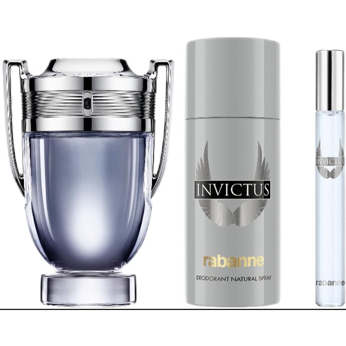 Set mit Herrenparfüm Paco Rabanne Invictus 3 Stücke - AWK Flagship