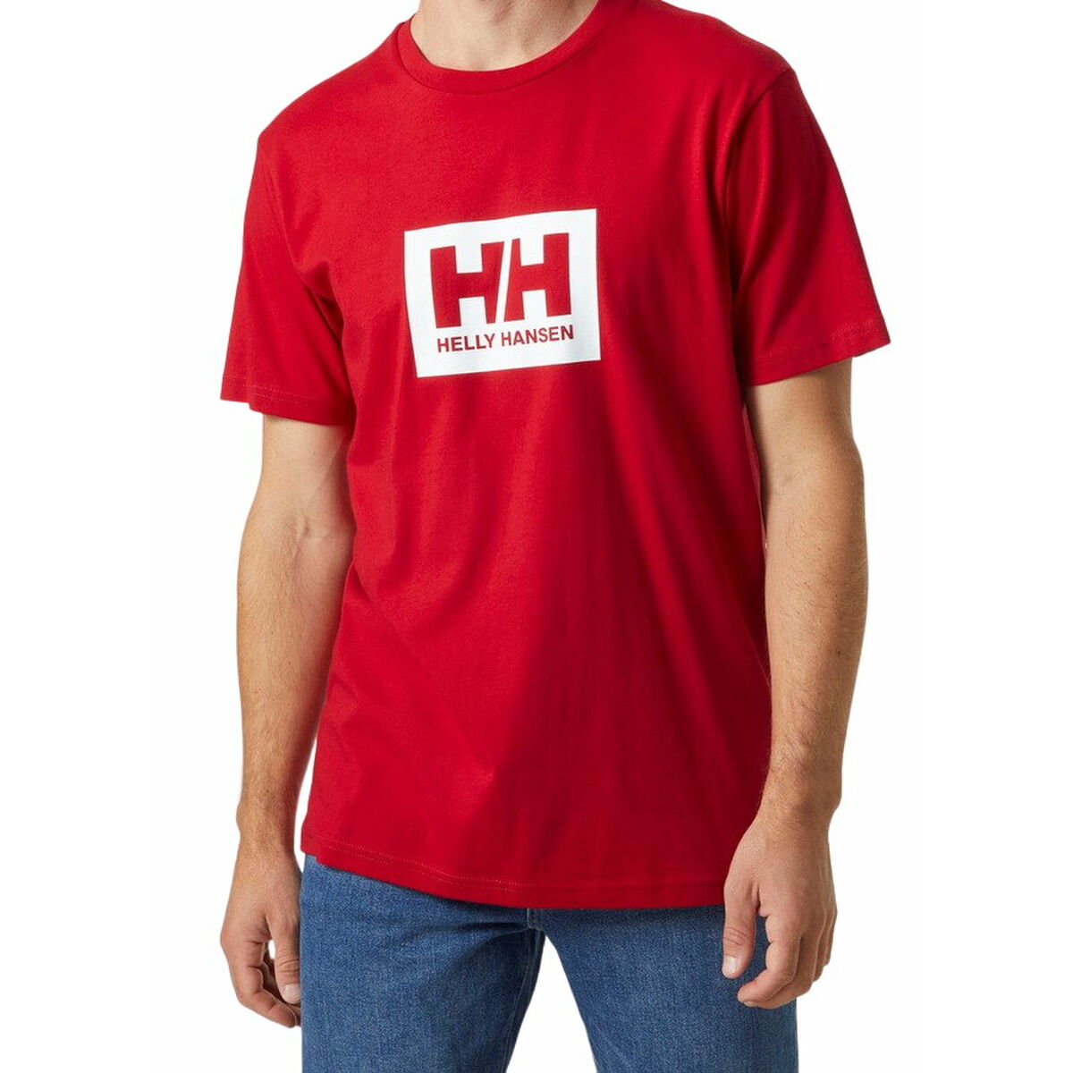 Herren Kurzarm-T-Shirt  HH BOX T Helly Hansen 53285 162  Rot - AWK Flagship