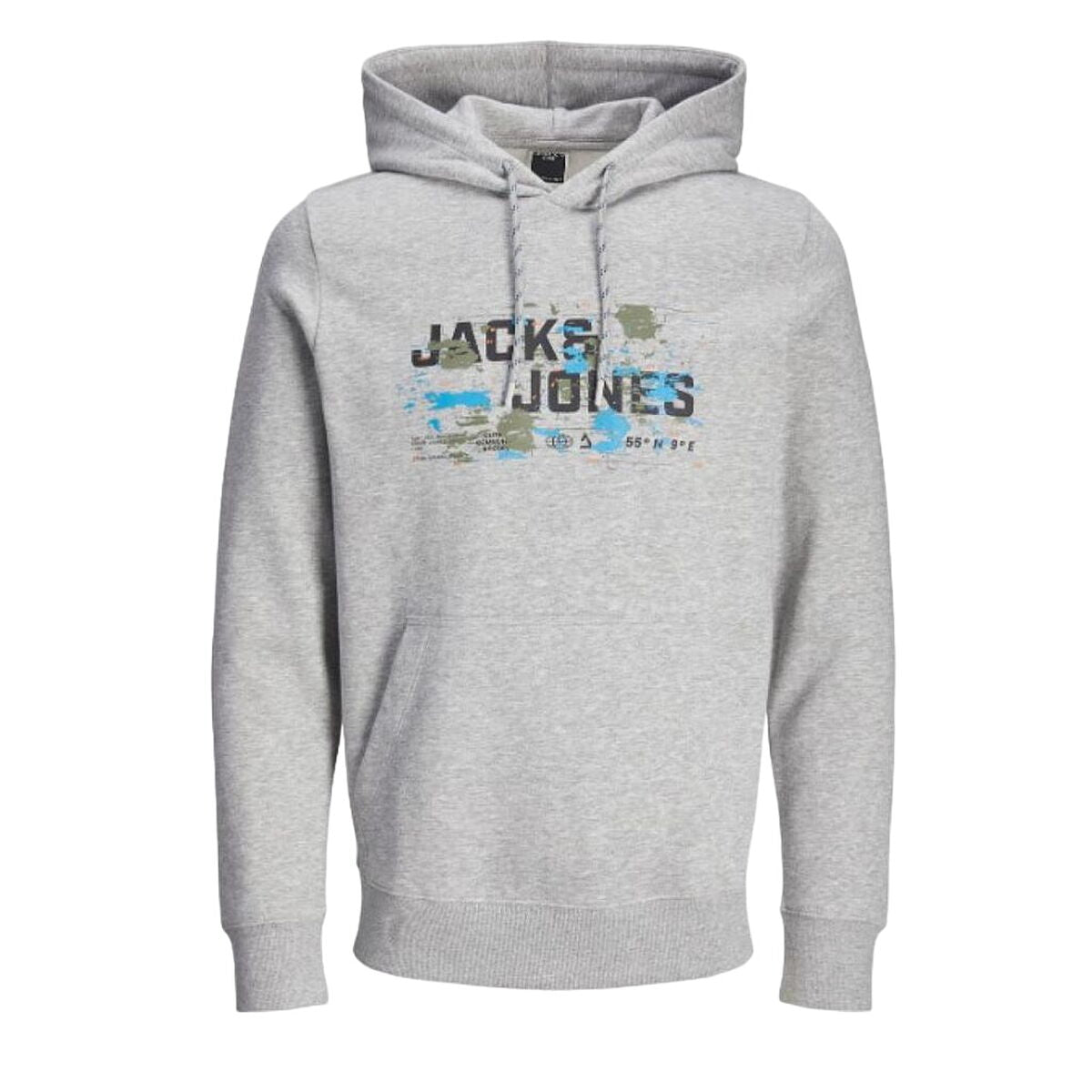 Herren Sweater mit Kapuze Jack & Jones SWEAT HOOD SN 12261670 Grau - AWK Flagship