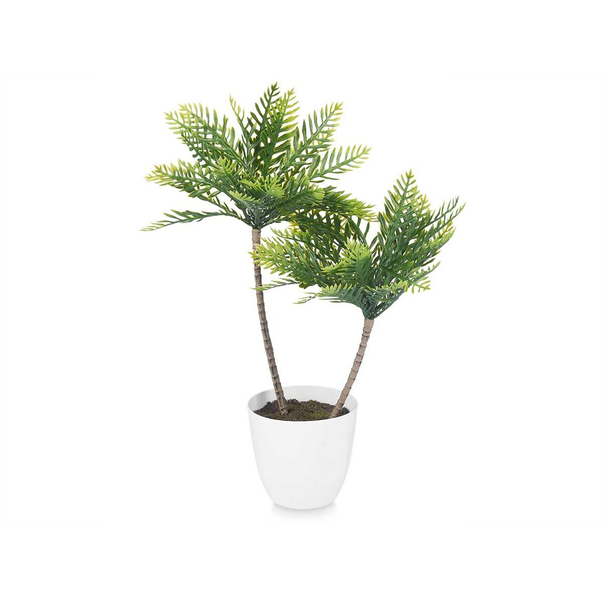 Dekorationspflanze Palme Kunststoff 36 x 55,5 x 24 cm (6 Stück) - AWK Flagship