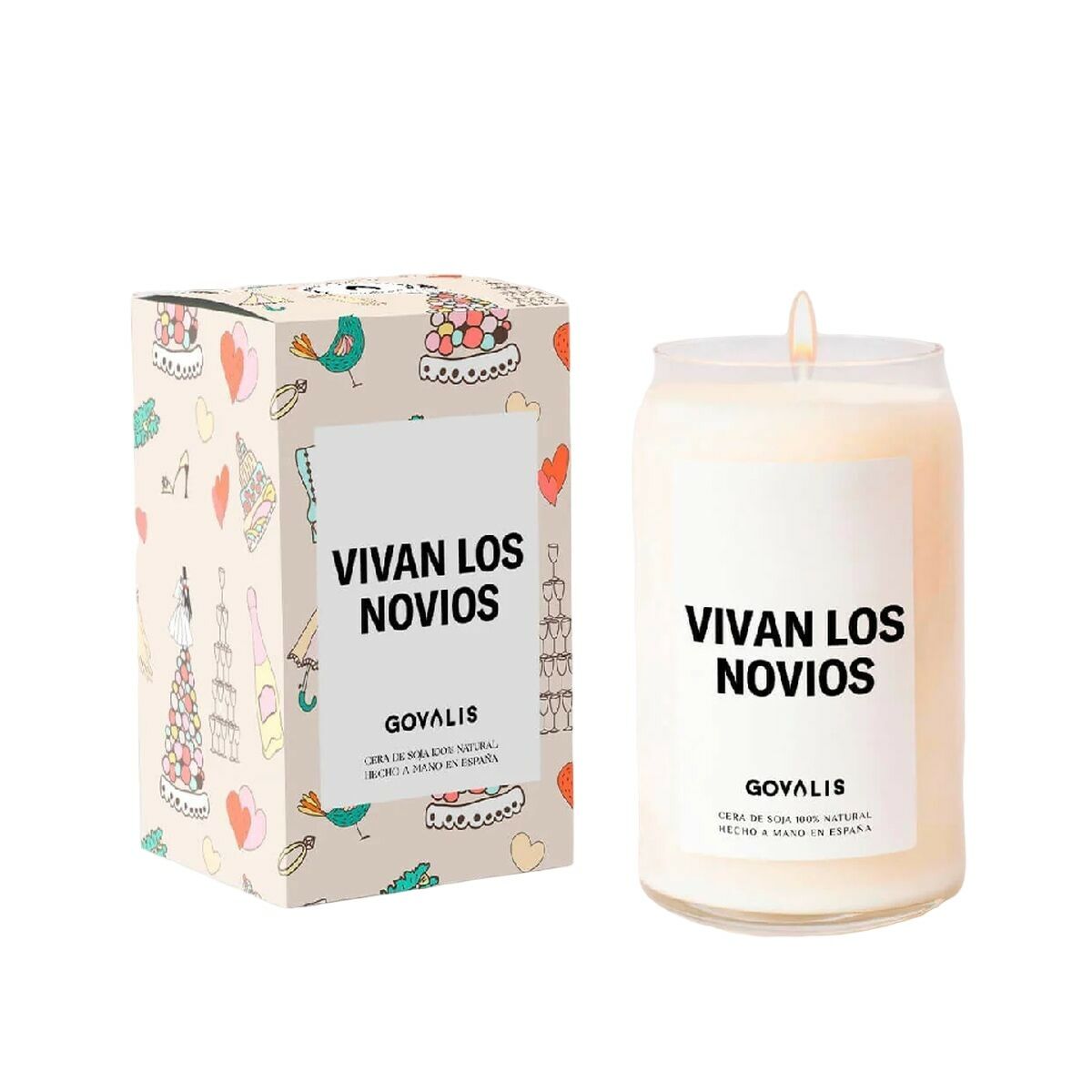 Duftkerze GOVALIS Vivan los Novios (500 g) - AWK Flagship