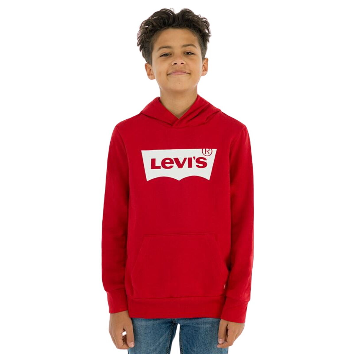 Kinder-Sweatshirt Levi's Batwing Screenprint Rot - AWK Flagship