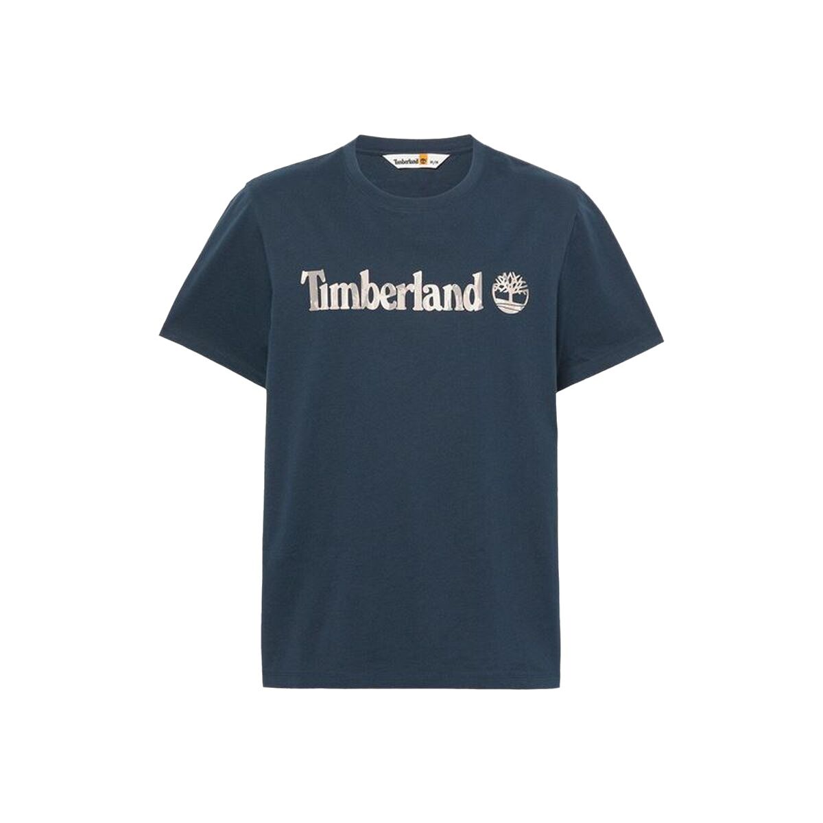 Herren Kurzarm-T-Shirt Timberland Kennebec River Camo Linear Logo Blau - AWK Flagship