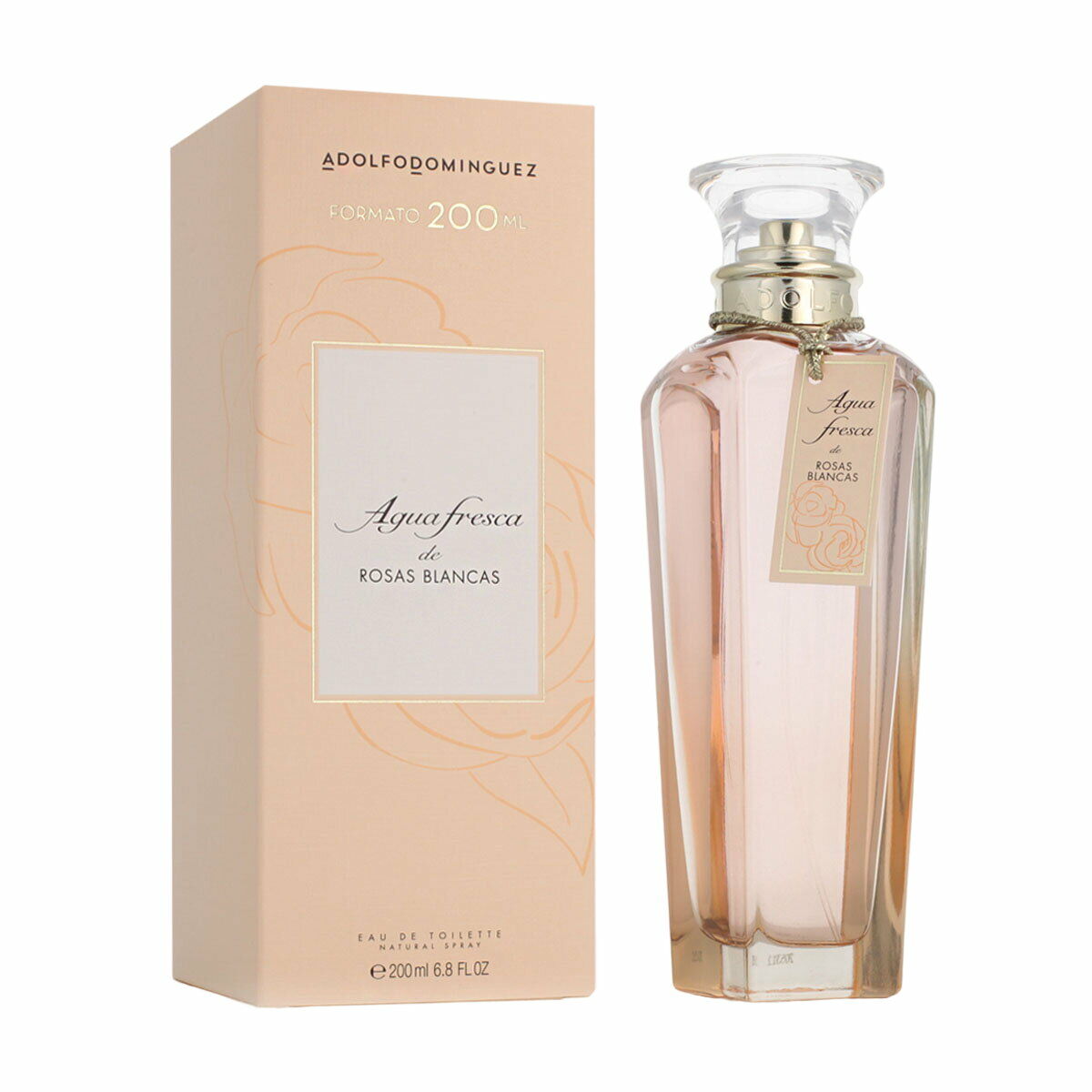 Damenparfüm Adolfo Dominguez EDT Agua fresca de rosas blancas 200 ml - AWK Flagship