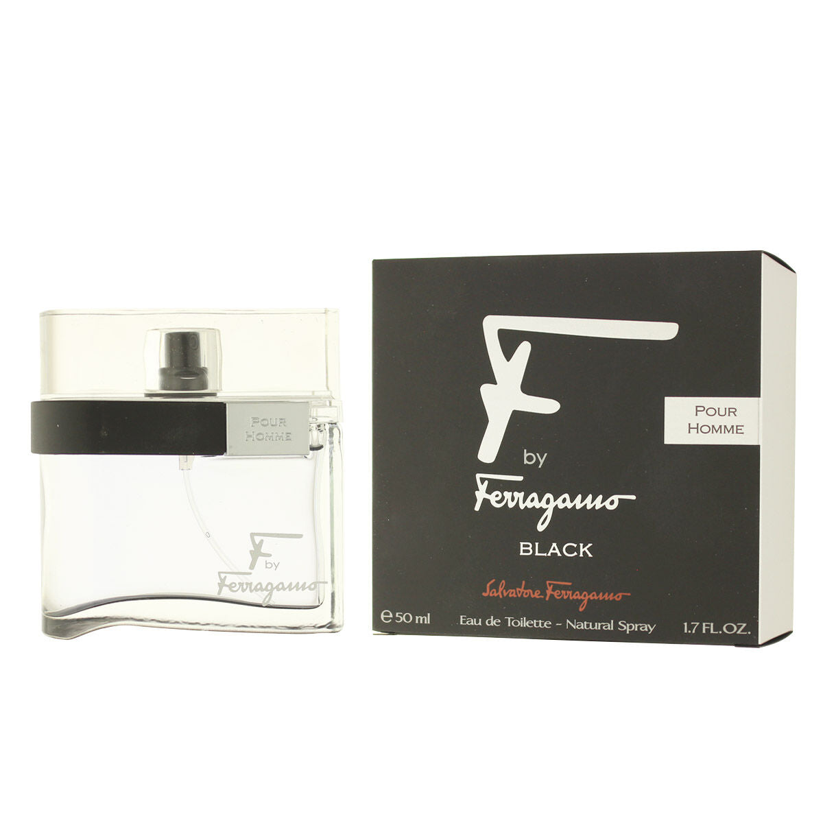 Herrenparfüm Salvatore Ferragamo EDT F By Ferragamo Black 50 ml - AWK Flagship