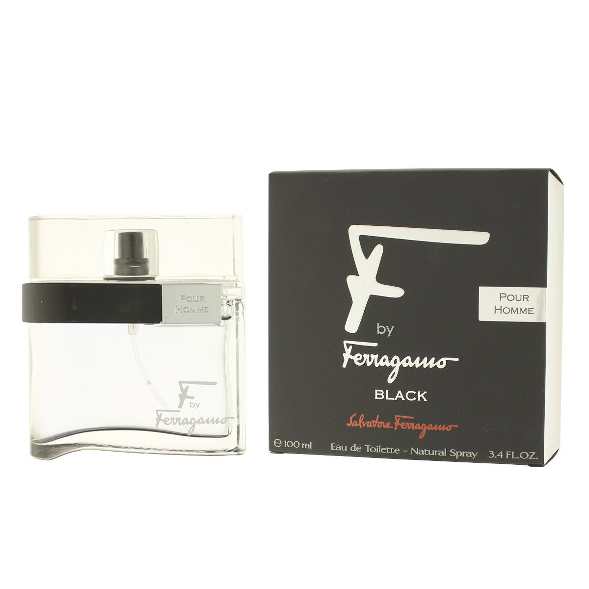 Herrenparfüm Salvatore Ferragamo EDT F By Ferragamo Black 100 ml - AWK Flagship