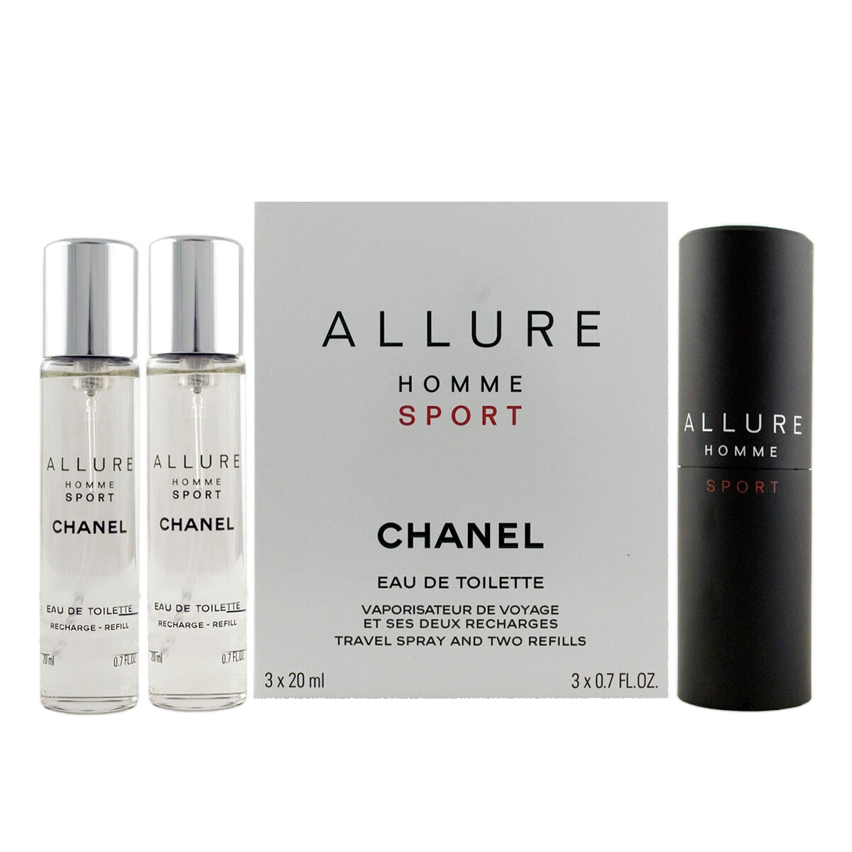 Set mit Herrenparfüm Chanel Allure Homme Sport EDT 2 Stücke - AWK Flagship