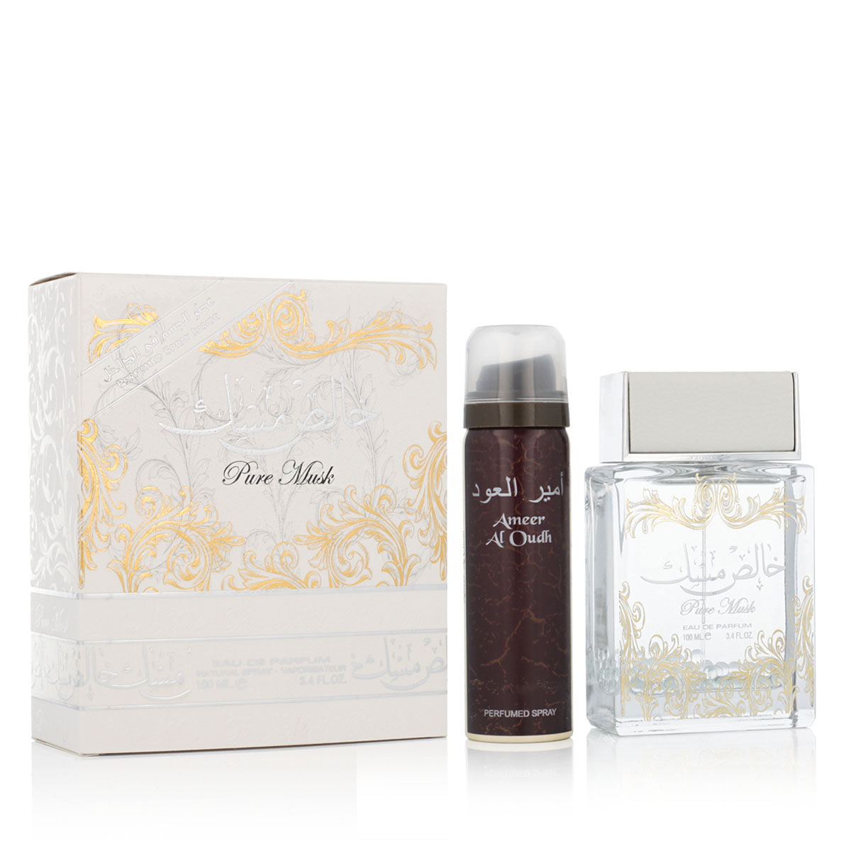 Set mit Damenparfum Lattafa Pure Musk EDP 2 Stücke - AWK Flagship