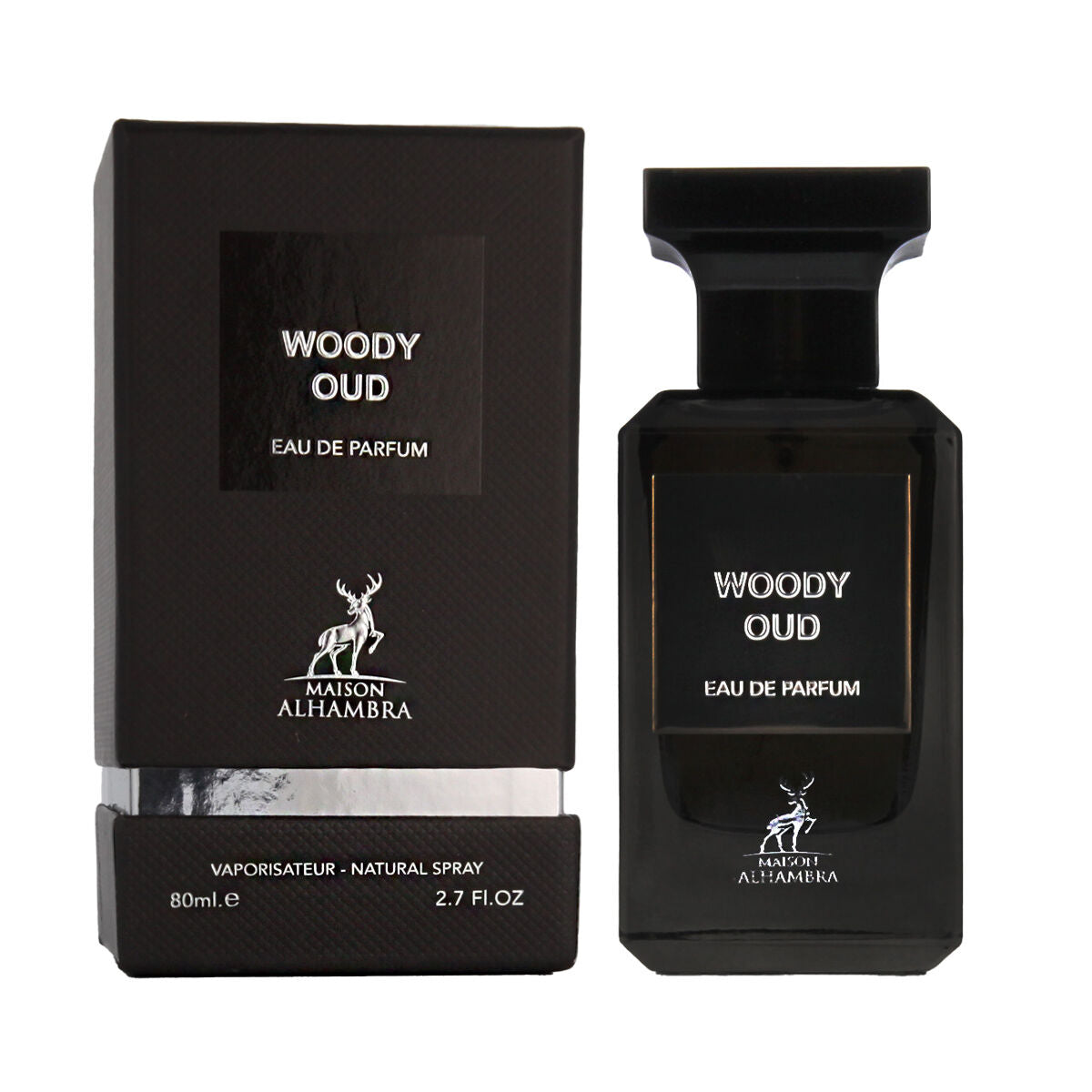 Unisex-Parfüm Maison Alhambra Woody Oud EDP 80 ml - AWK Flagship