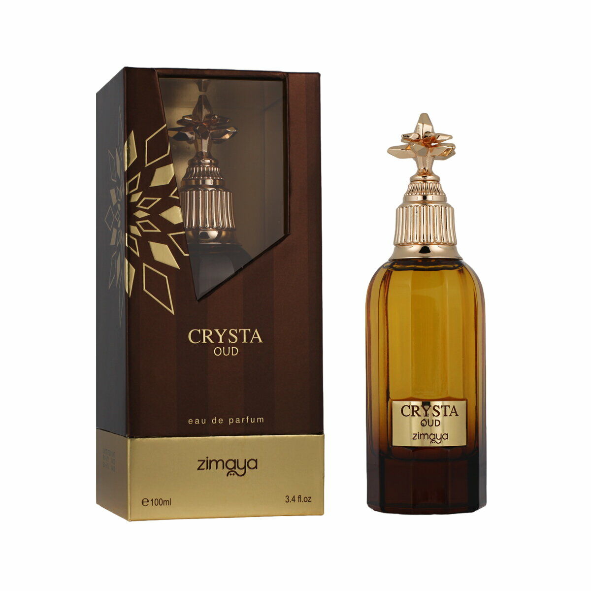 Unisex-Parfüm Zimaya Crysta Oud EDP 100 ml - AWK Flagship