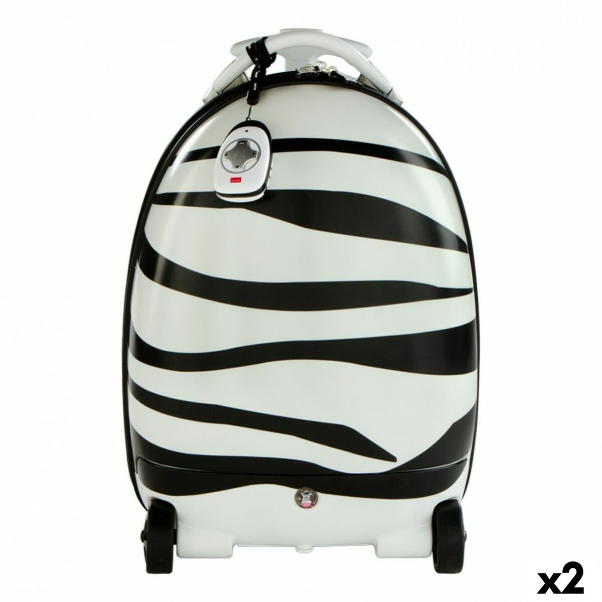 Trolley Rucksack Rastar Für Kinder Funksteuerung Zebra 2,4 GHz 34 x 48 x 27,5 cm (2 Stück) - AWK Flagship