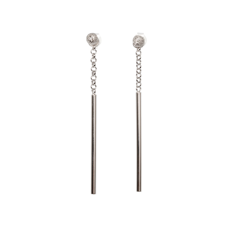 Stardust Falling Ohrringe – Roségold und Silber
