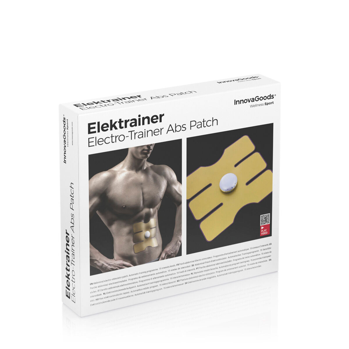 Bauchpflaster zur Elektrostimulation Elektrainer InnovaGoods - AWK Flagship