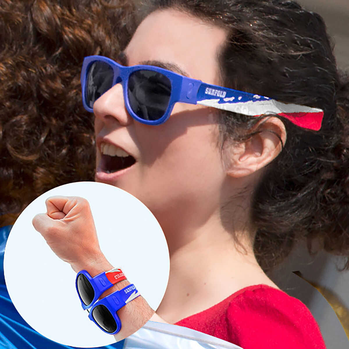 Sunfold France faltbare Sonnenbrille in Vorderansicht