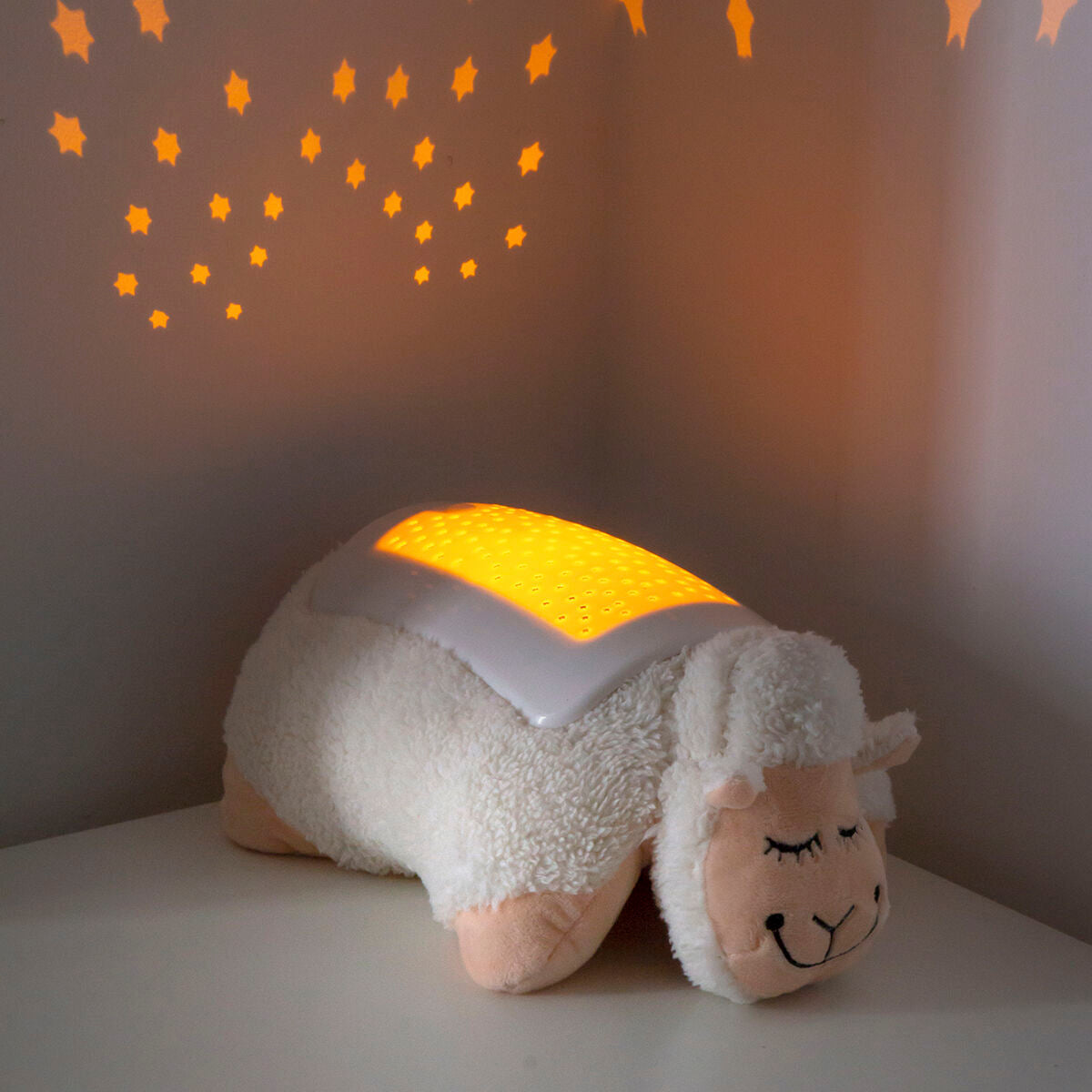 Kaufe LED Plüschtier Projektionslampe Schaf InnovaGoods bei AWK Flagship um € 30.00