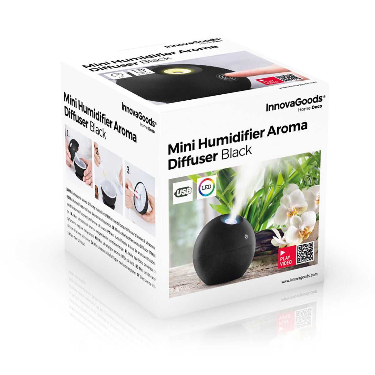 Kaufe Mini-Humidor Aroma-Diffusor Black InnovaGoods bei AWK Flagship um € 29.00