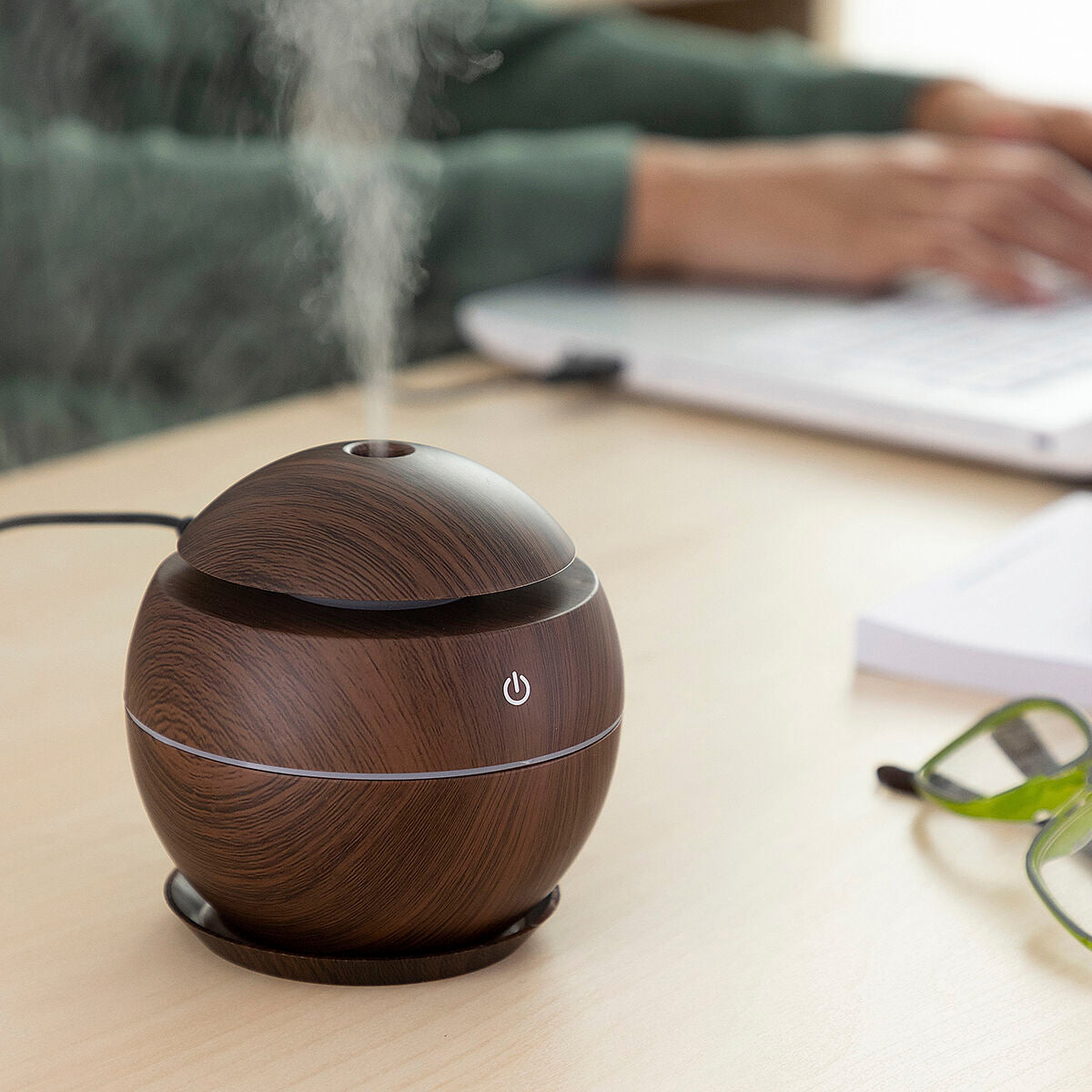 Mini-Humidor Aroma-Diffusor Dark Walnut InnovaGoods - AWK Flagship