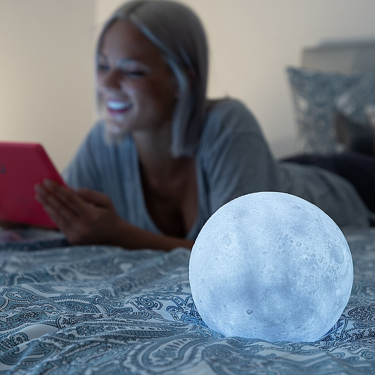 Wiederaufladbare LED Lampe Mond Moondy InnovaGoods - AWK Flagship