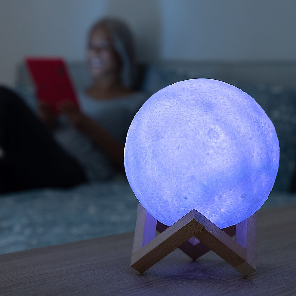 Wiederaufladbare LED Lampe Mond Moondy InnovaGoods - AWK Flagship