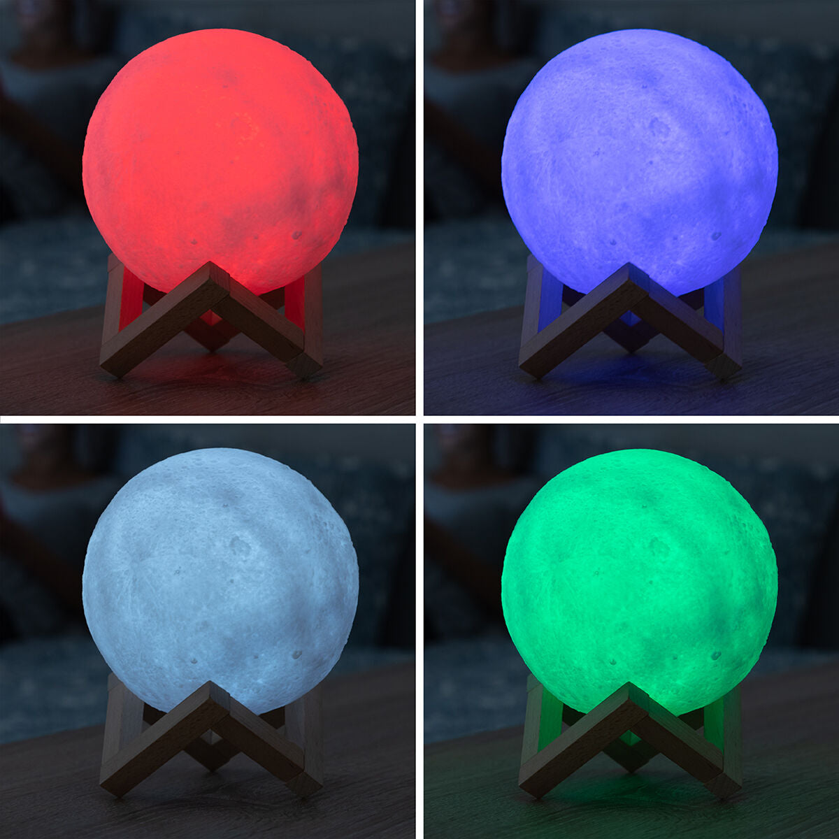 Wiederaufladbare LED Lampe Mond Moondy InnovaGoods - AWK Flagship