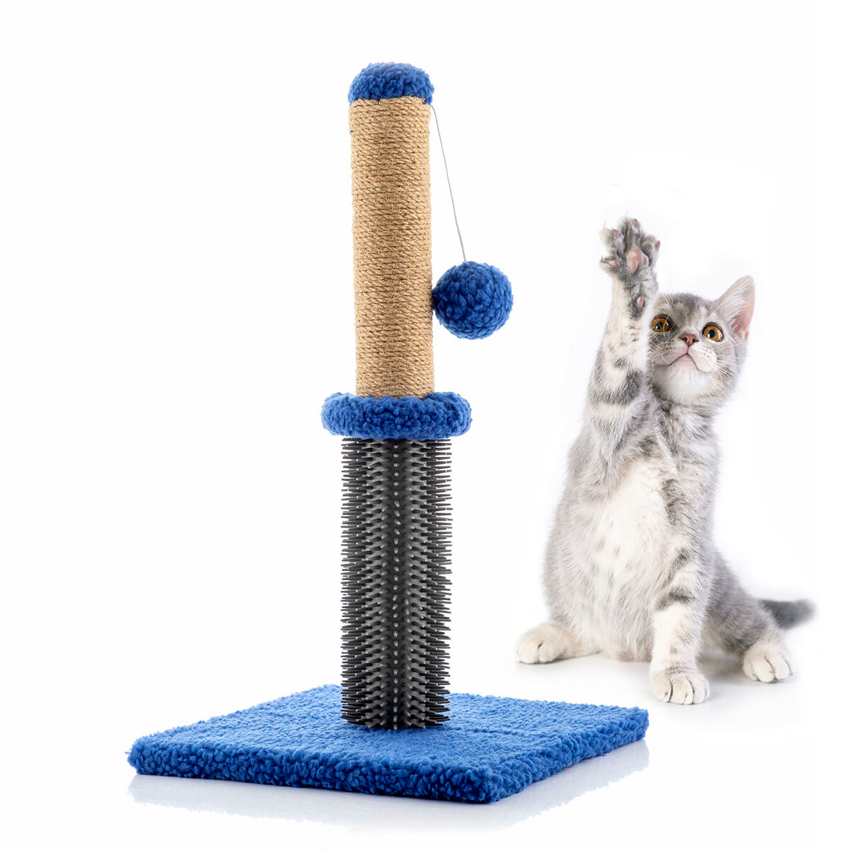 InnovaGoods® Kratzstangen-Massagepfosten mit Ball für Katzen Miausage - AWK Flagship