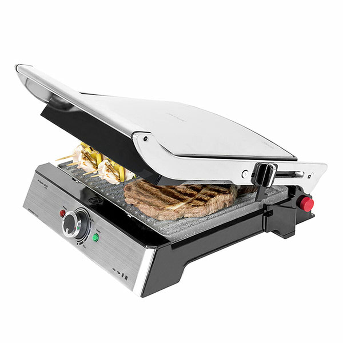 Grillpfanne Cecotec Rock'nGrill Pro Silberfarben 2000 W - AWK Flagship