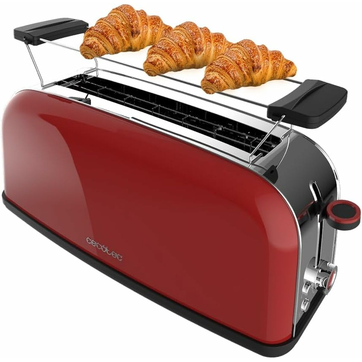 Toaster Cecotec Toastin' time 850 Red Long 850 W - AWK Flagship