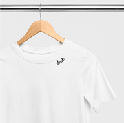 Bio-Baumwoll-T-Shirt mit besticktem Kragen "Dad"