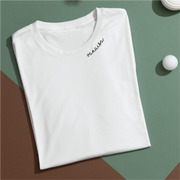 Bio-Baumwoll-T-Shirt mit besticktem Kragen "Vanaisa" (EE)