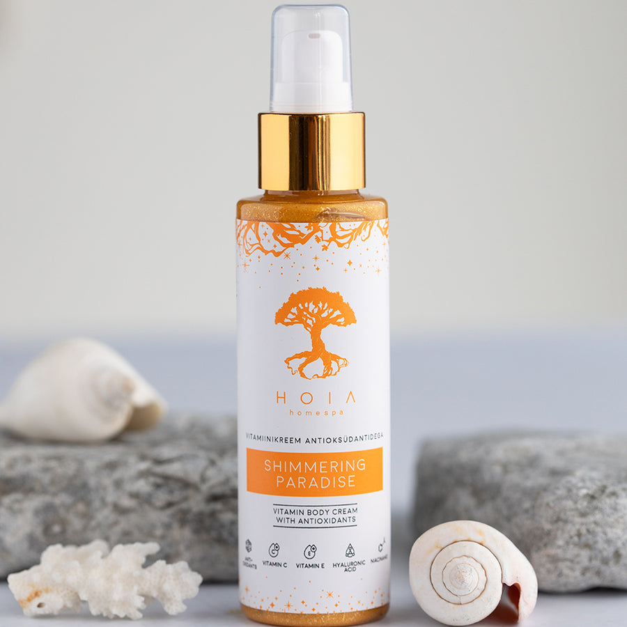 Schimmernde Vitamin-Körpercreme Paradise mit Antioxidantien, 100 ml